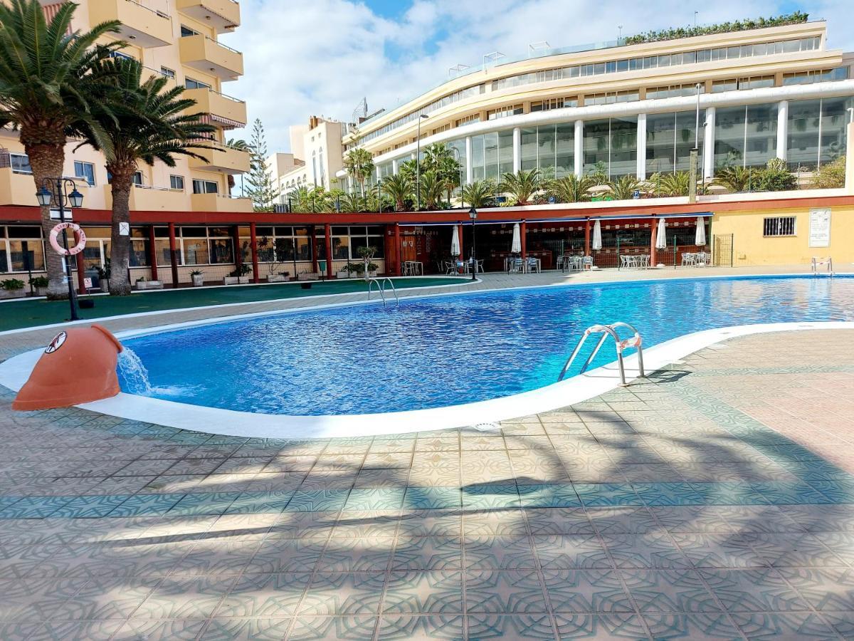 Sunny Cozy Nice Apartment Loscristianos Wifi,Pool Los Cristianos  Eksteriør billede